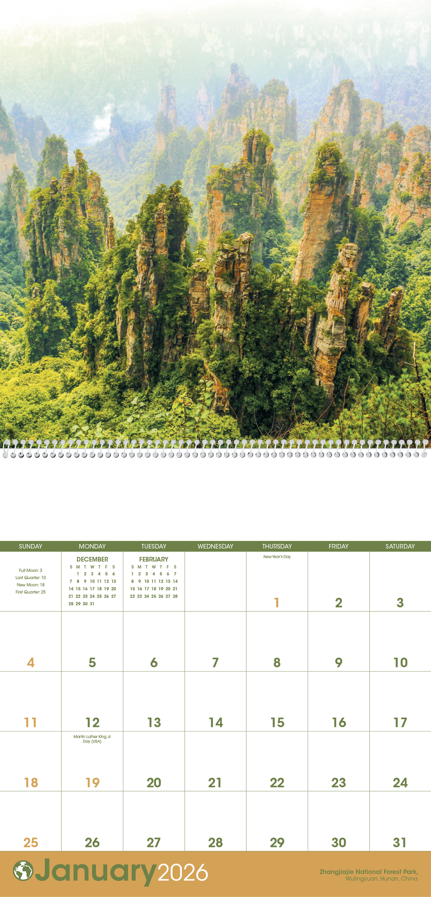 Triumph Calendars World Scenic Calendar-2101