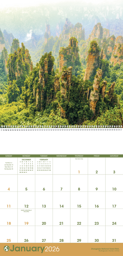 Triumph Calendars World Scenic Calendar-2101