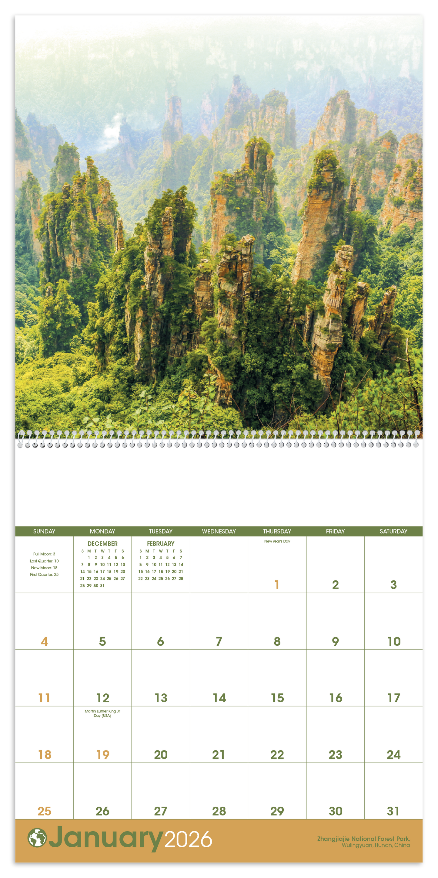 Triumph Calendars World Scenic Calendar-2101