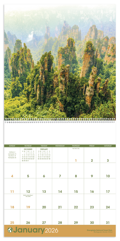 Triumph Calendars World Scenic Calendar-2101