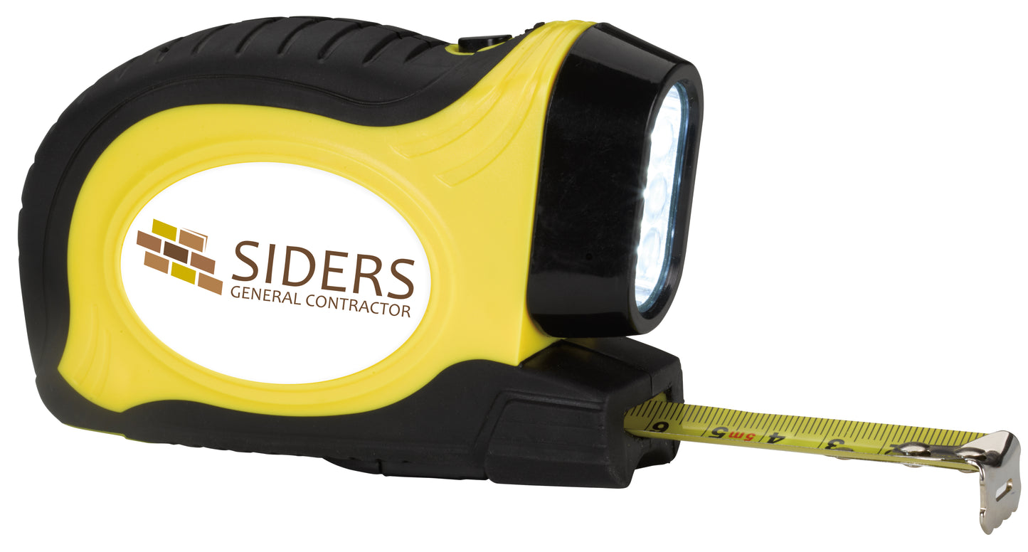 Tape Measure with LED Flashlight-21182