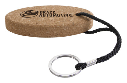 Buoy Oval Cork Keychain-21289