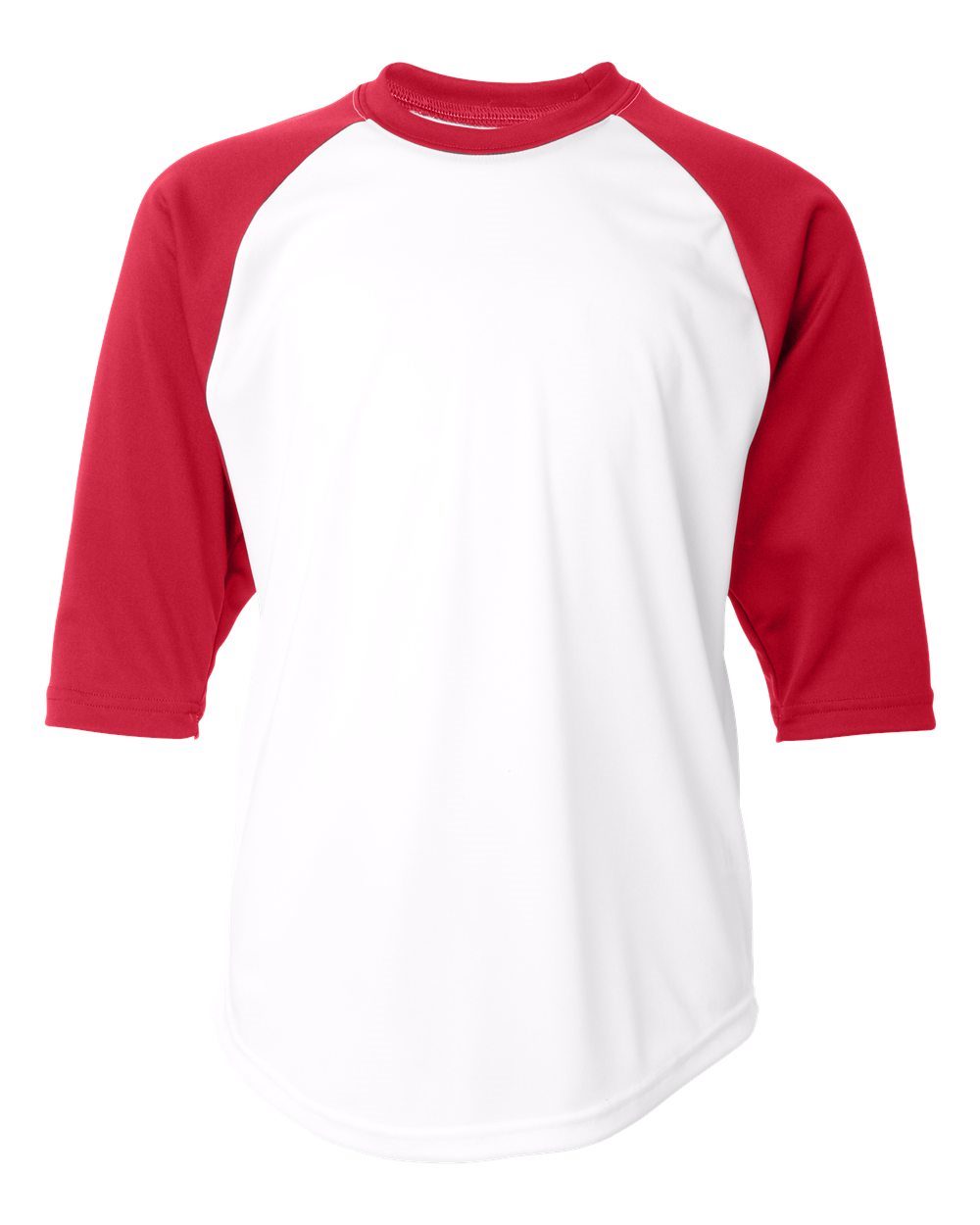 Badger Youth B-Core 3/4 Sleeve Baseball T-Shirt - 2133