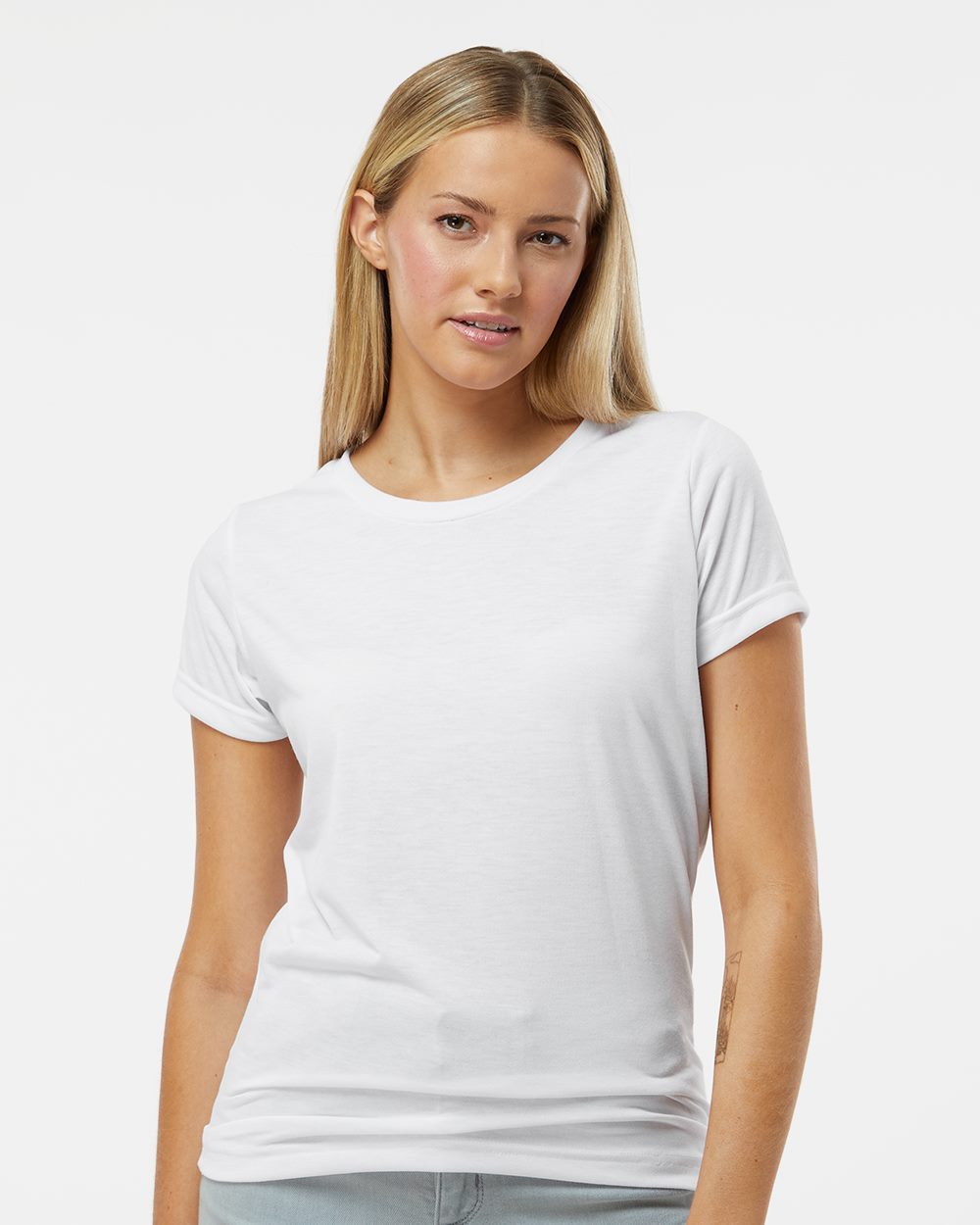 SubliVie Women's Polyester Sublimation Tee - 1510