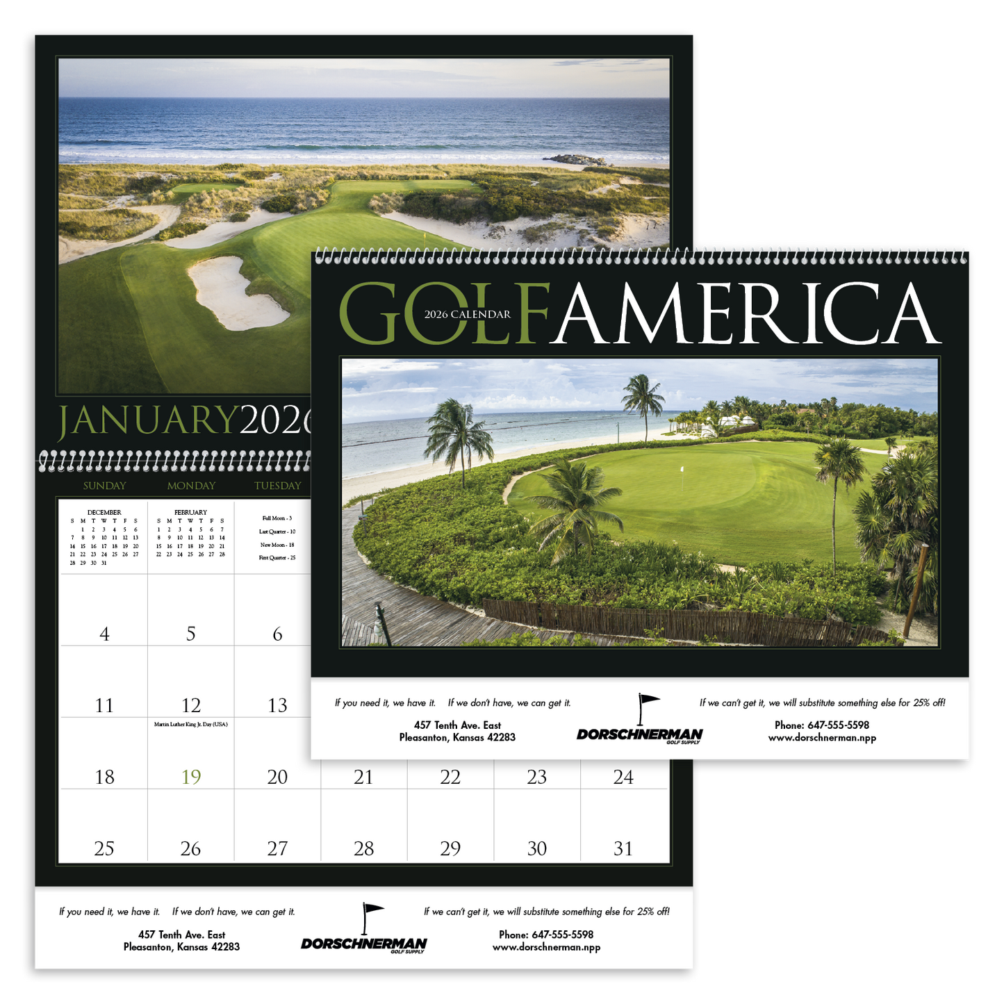 Triumph Calendars Golf America Calendar-2201