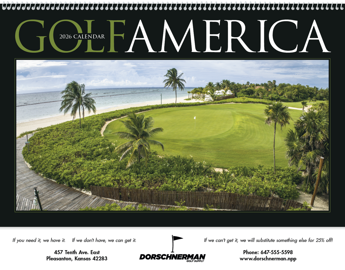 Triumph Calendars Golf America Calendar-2201