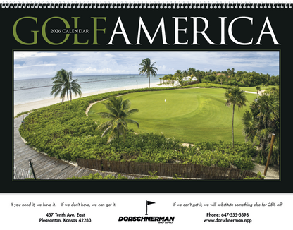 Triumph Calendars Golf America Calendar-2201