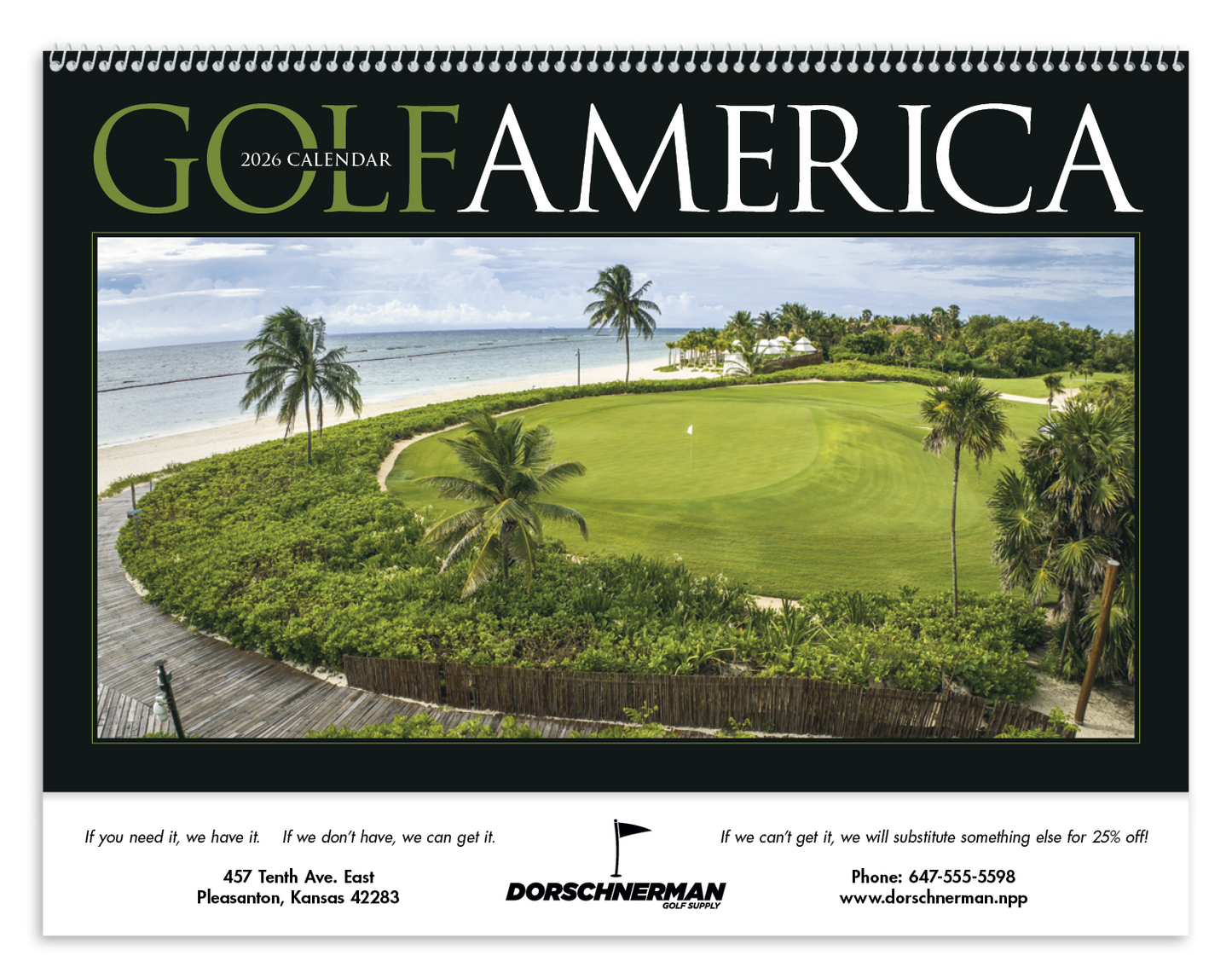 Triumph Calendars Golf America Calendar-2201