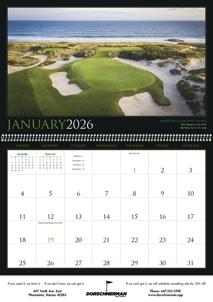Triumph Calendars Golf America Calendar-2201