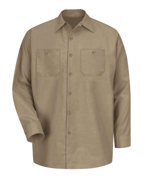 Men's Industrial Long Sleeve Work Shirt