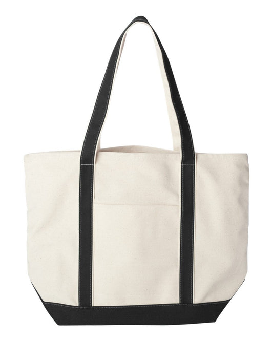 Liberty Bags Carmel Classic XL Cotton Canvas Resort Tote - 8872