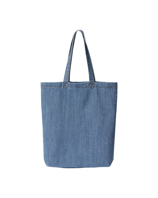 Liberty Bags Cotton Denim Gusseted Tote Bag - 7761A