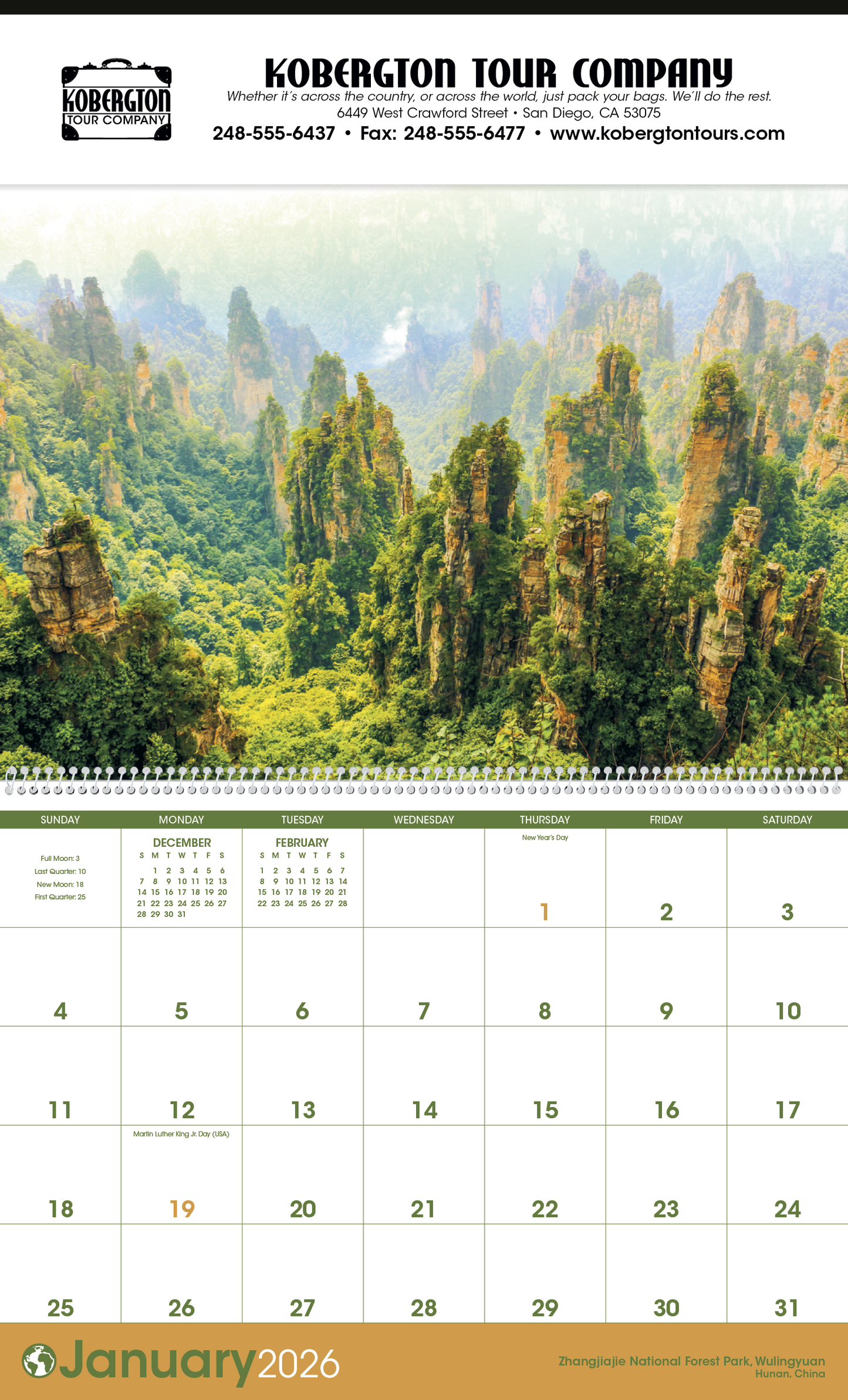 Triumph Calendars World Scenic Calendar-2300