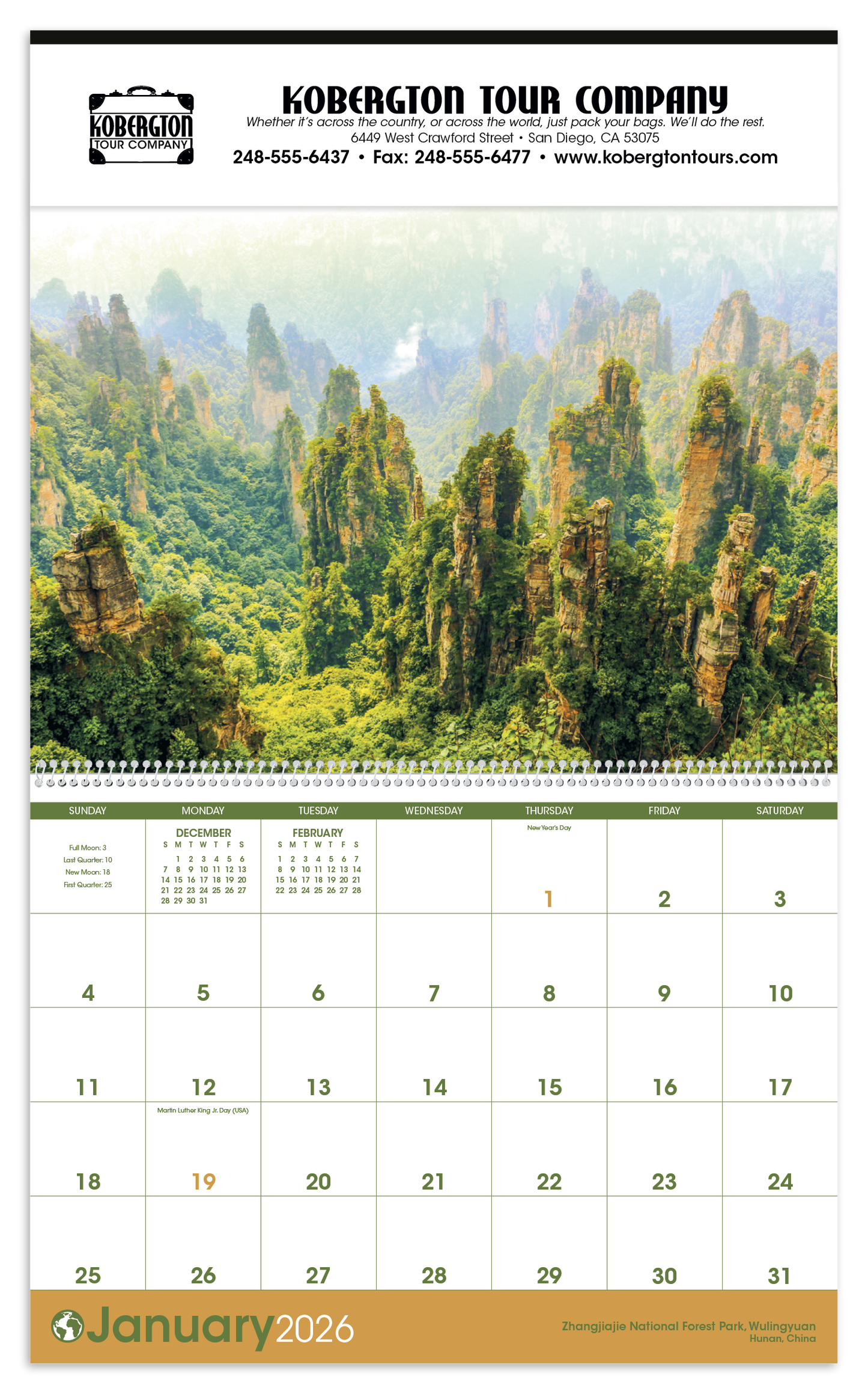 Triumph Calendars World Scenic Calendar-2300