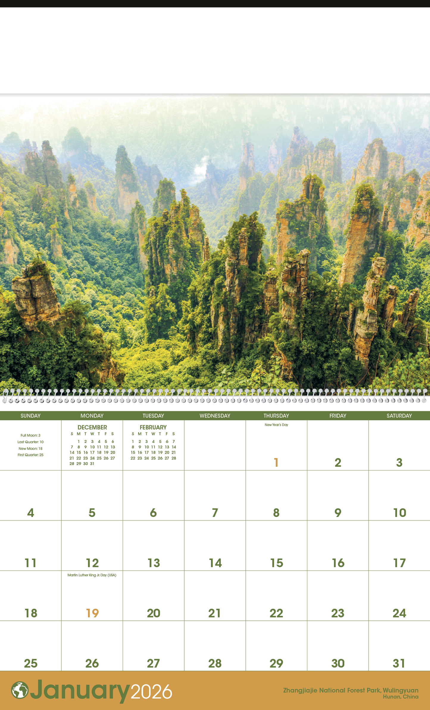Triumph Calendars World Scenic Calendar-2300