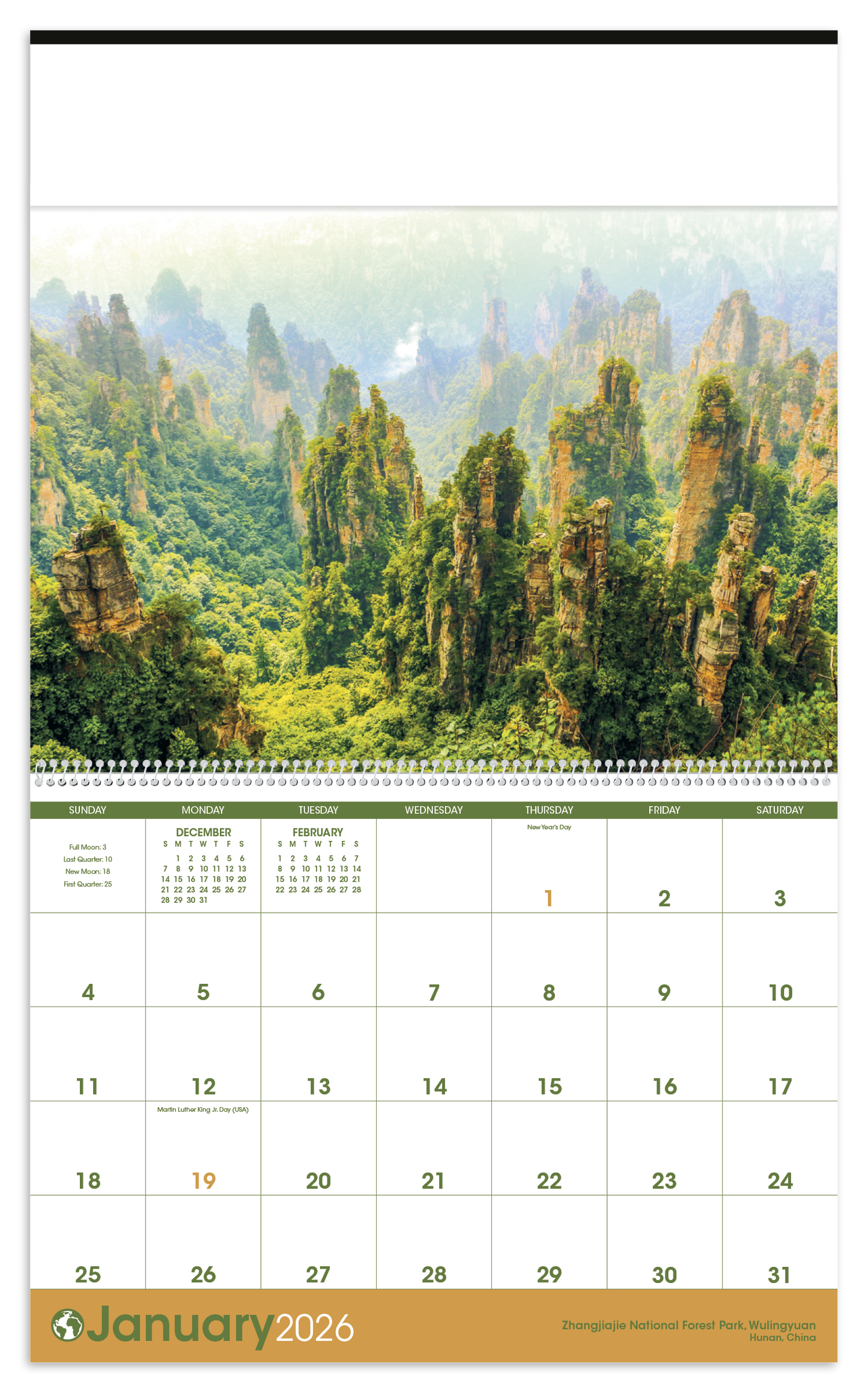 Triumph Calendars World Scenic Calendar-2300