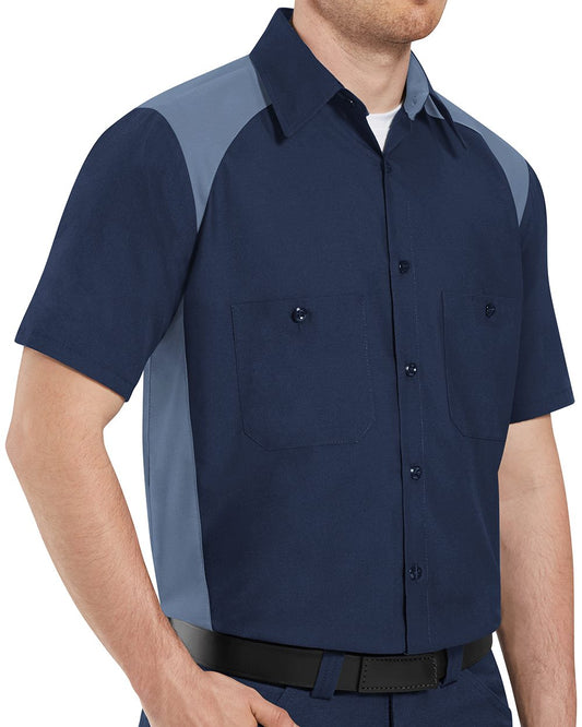 Red Kap Short Sleeve Motorsports Shirt - SP28