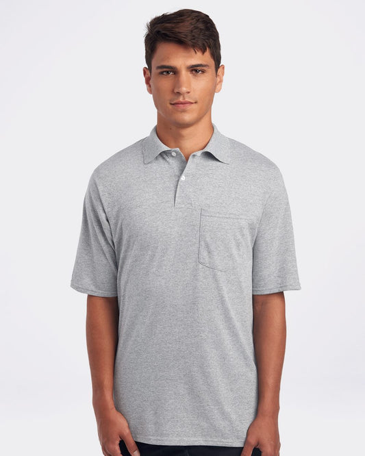 JERZEES SpotShield® 50/50 Polo with Pocket - 436MPR