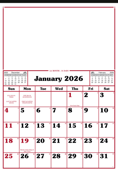 Skinner  Kennedy Commercial 12Sheet Calendar-24-E