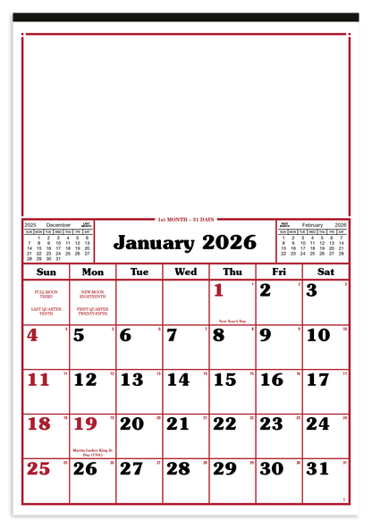 Skinner  Kennedy Commercial 12Sheet Calendar-24-E