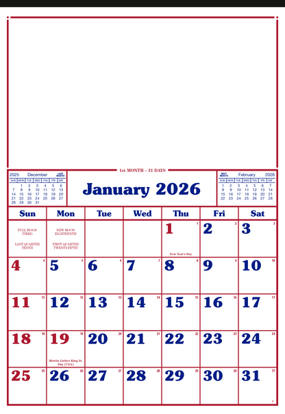 Skinner  Kennedy Commercial 12Sheet Calendar-24-E
