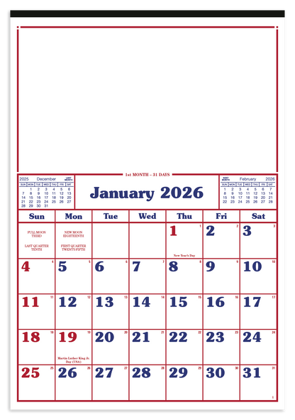 Skinner  Kennedy Commercial 12Sheet Calendar-24-E