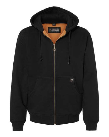 Men's Tall Crossfire Heavyweight Power Fleece Hooded Jacket with Thermal Lining