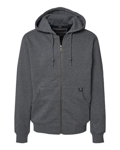 Men's Tall Crossfire Heavyweight Power Fleece Hooded Jacket with Thermal Lining