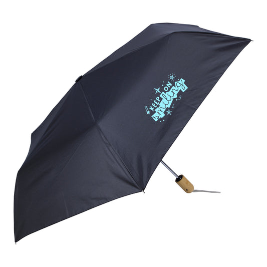 Shed Rain 42 RPET BambooHandled AutoOpenClose Compact Umbrella-2465