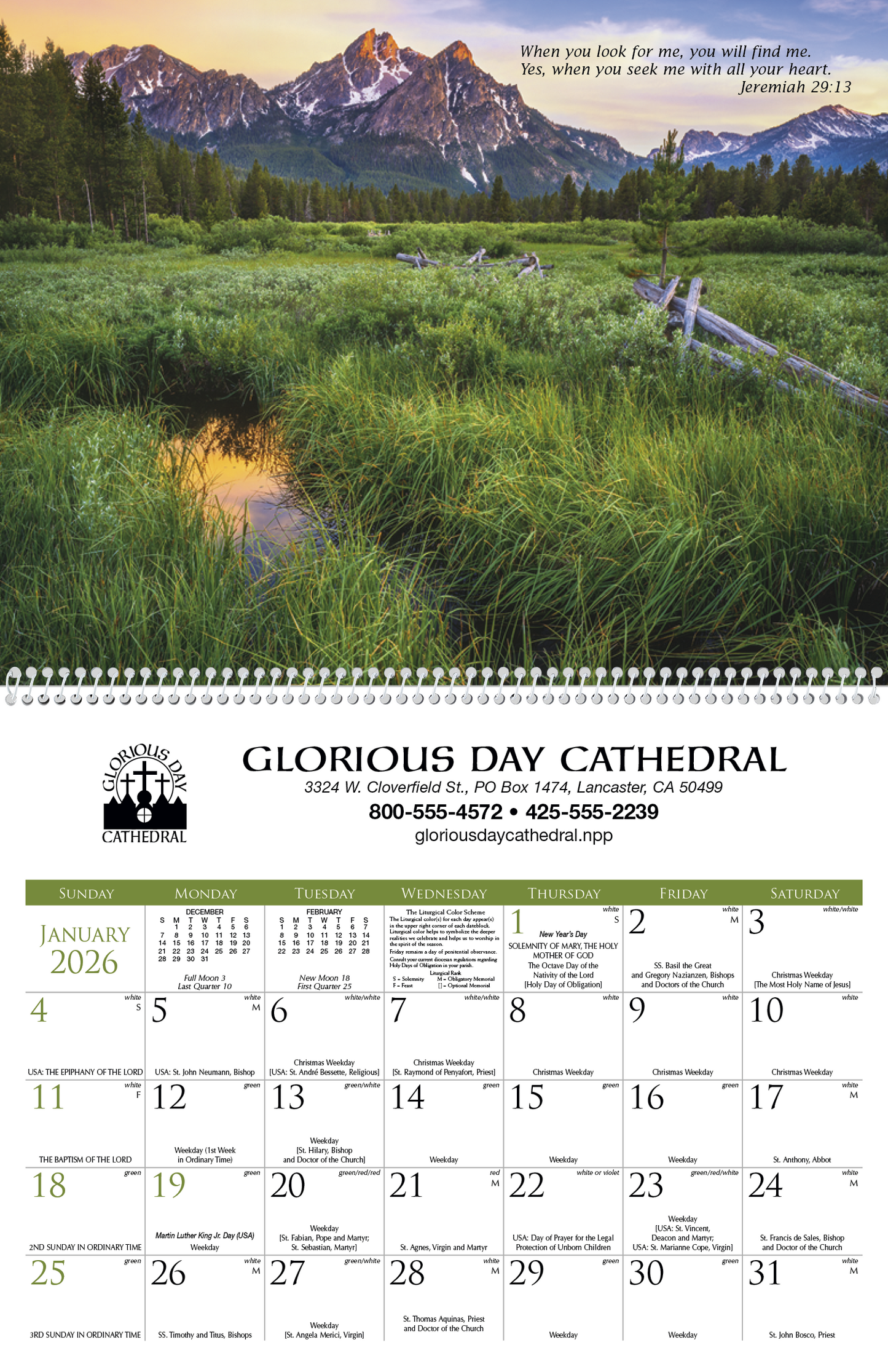 Triumph Calendars Catholic Scenic Calendar-2504