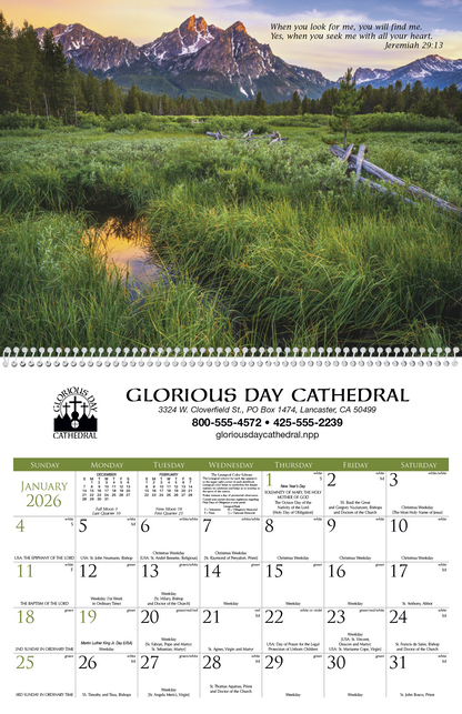 Triumph Calendars Catholic Scenic Calendar-2504