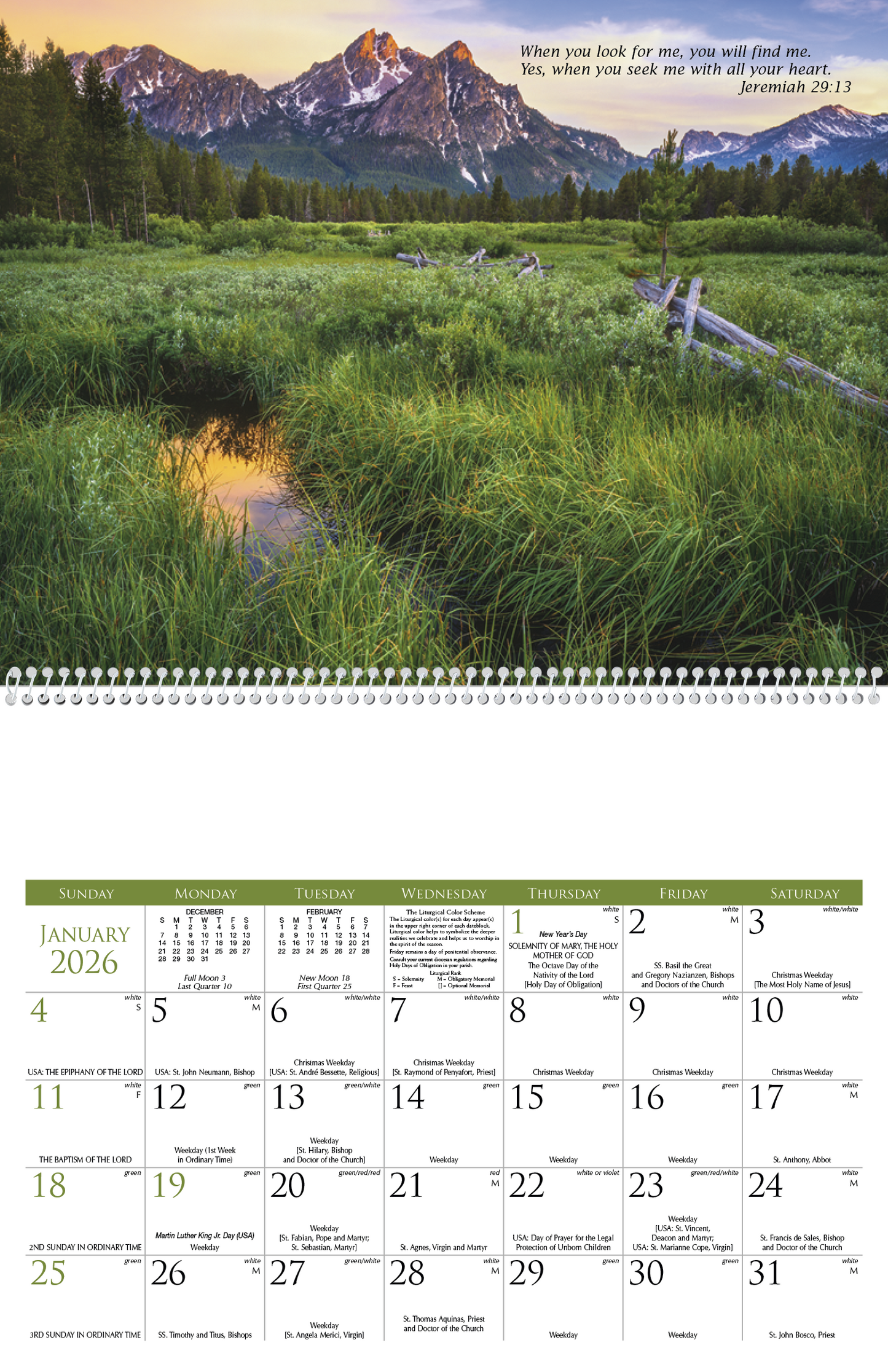 Triumph Calendars Catholic Scenic Calendar-2504