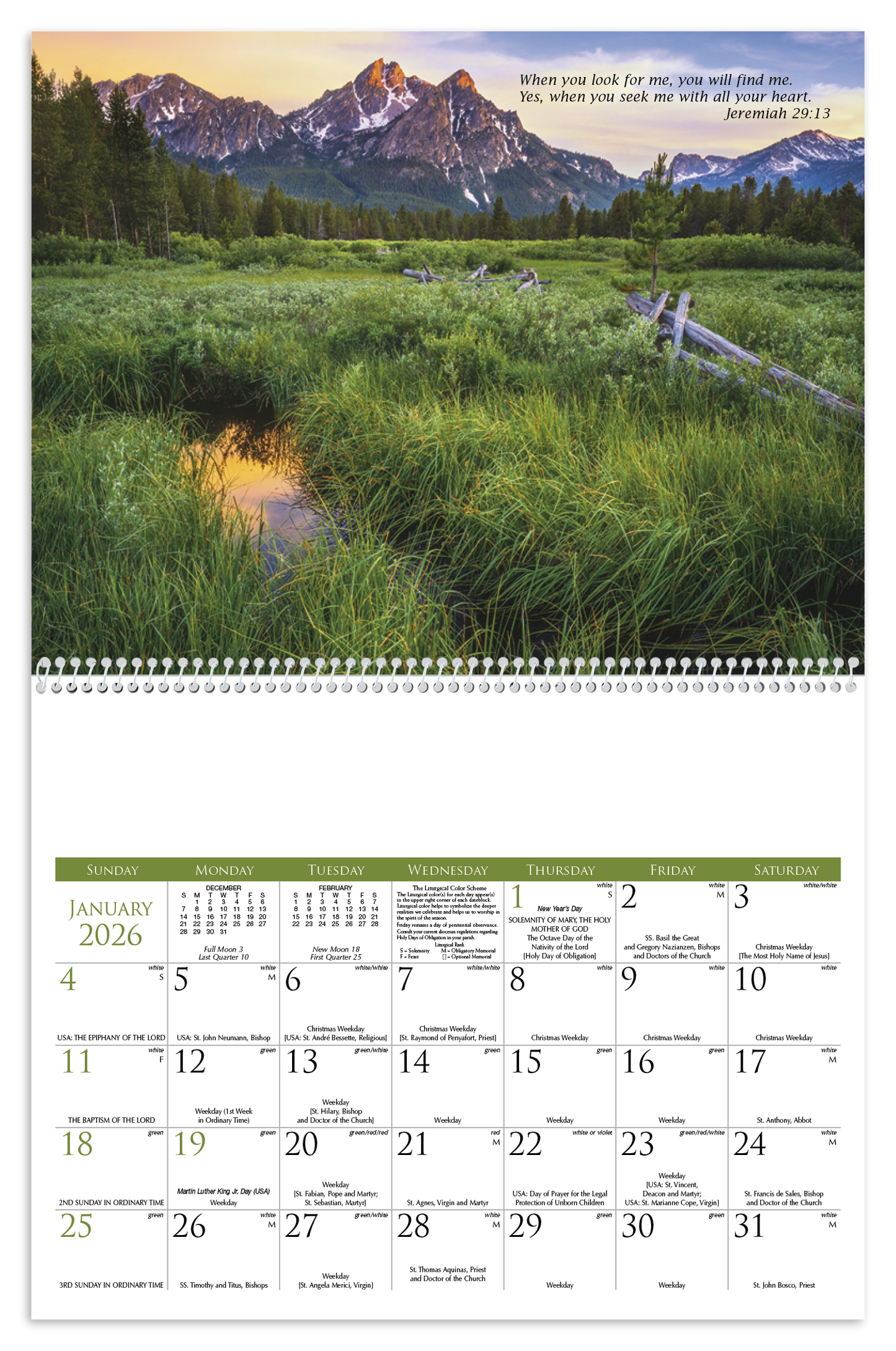 Triumph Calendars Catholic Scenic Calendar-2504