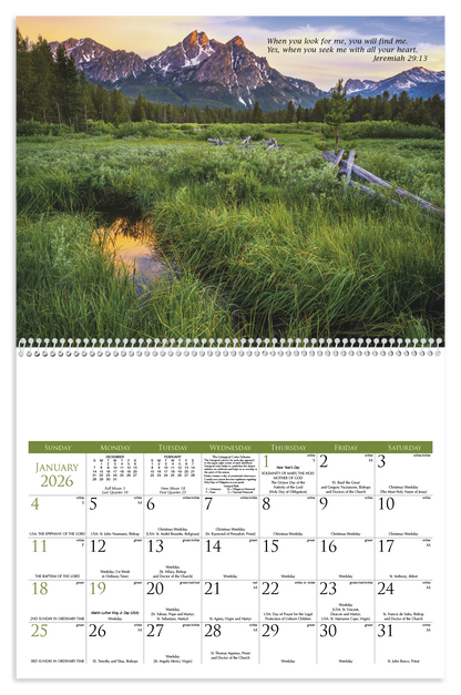 Triumph Calendars Catholic Scenic Calendar-2504