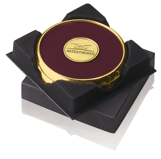 JAFFA Two Coasters in Deluxe Black Flocked Gift Box-25086