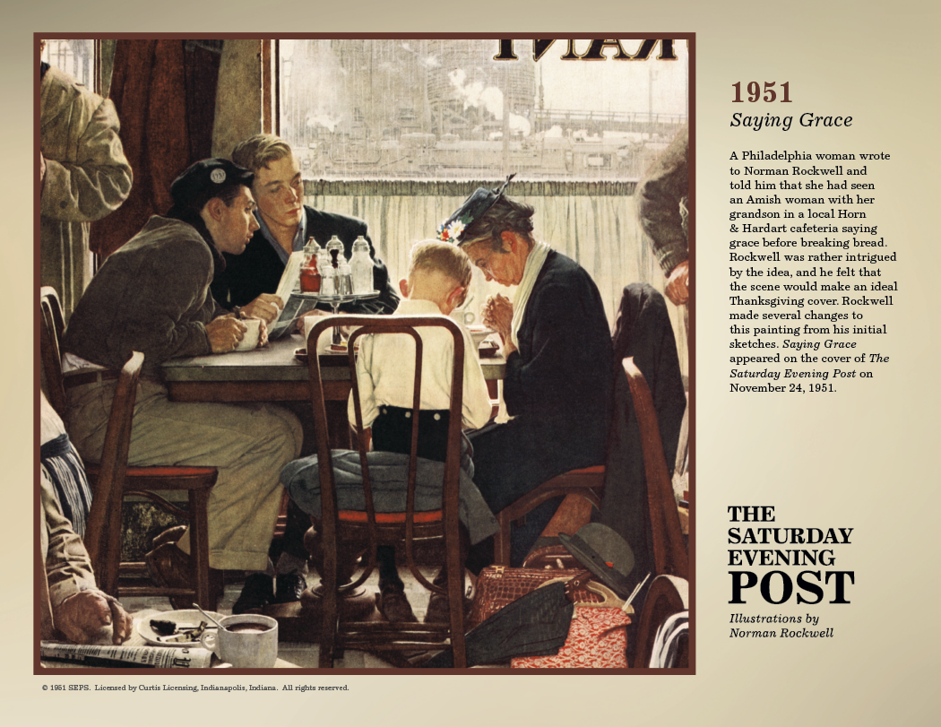 Triumph Calendars The Saturday Evening Post Illustrations by Norman Rockwell Calendar-2508