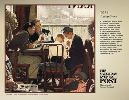 Triumph Calendars The Saturday Evening Post Illustrations by Norman Rockwell Calendar-2508