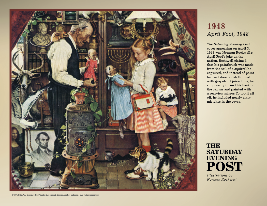 Triumph Calendars The Saturday Evening Post Illustrations by Norman Rockwell Calendar-2508
