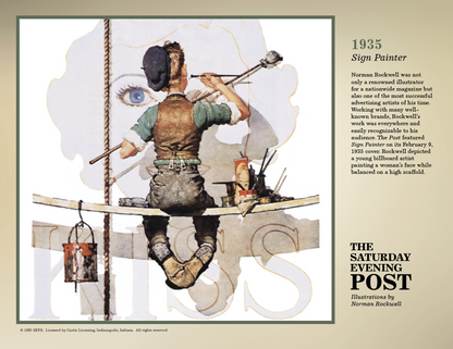Triumph Calendars The Saturday Evening Post Illustrations by Norman Rockwell Calendar-2508