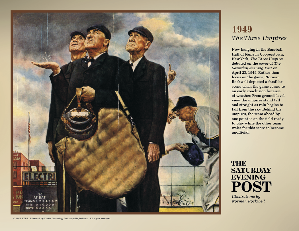 Triumph Calendars The Saturday Evening Post Illustrations by Norman Rockwell Calendar-2508