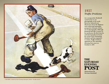 Triumph Calendars The Saturday Evening Post Illustrations by Norman Rockwell Calendar-2508