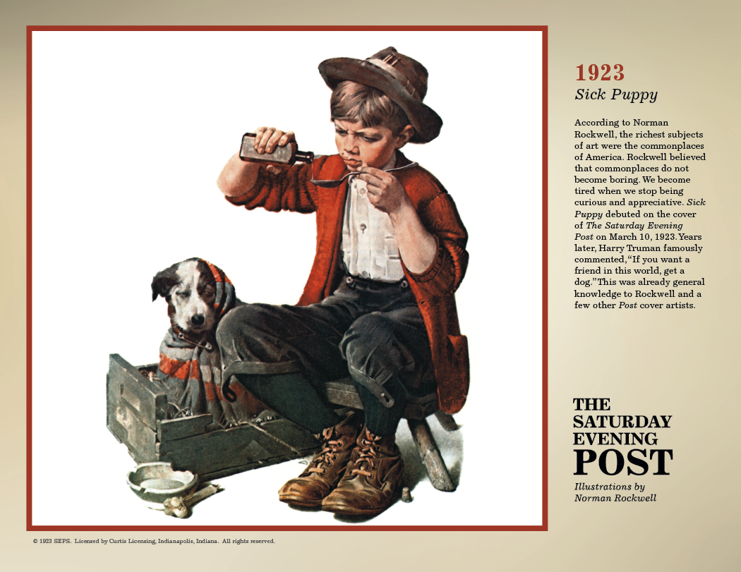Triumph Calendars The Saturday Evening Post Illustrations by Norman Rockwell Calendar-2508
