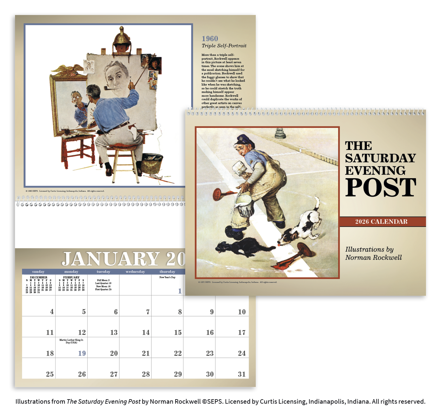 Triumph Calendars The Saturday Evening Post Illustrations by Norman Rockwell Calendar-2508