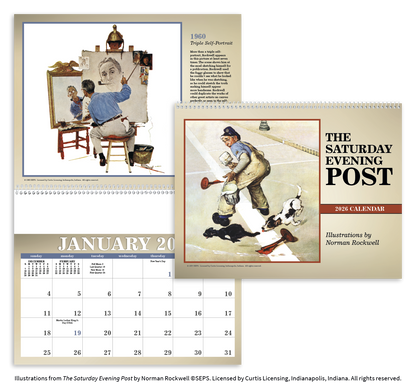 Triumph Calendars The Saturday Evening Post Illustrations by Norman Rockwell Calendar-2508