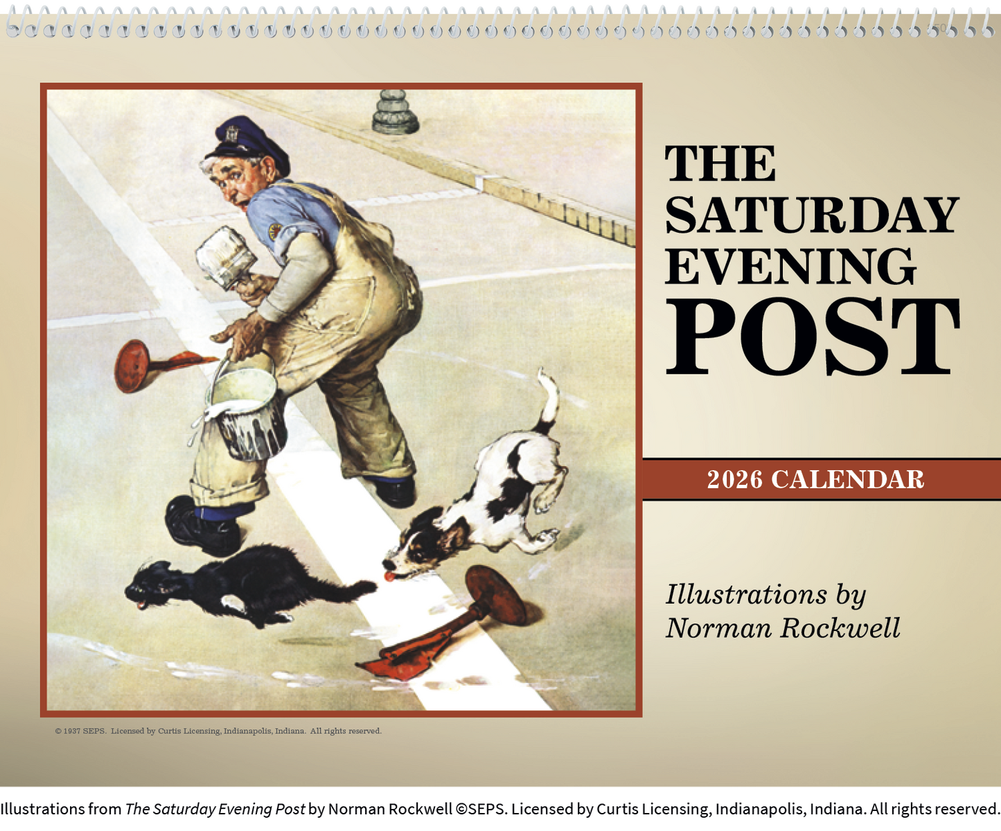 Triumph Calendars The Saturday Evening Post Illustrations by Norman Rockwell Calendar-2508