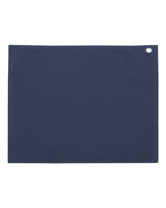 Carmel Towel Company Velour Hemmed Towel with Grommet & Hook - C1518GH