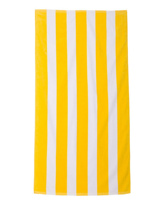 Carmel Towel Company Cabana Stripe Velour Beach Towel - C3060S