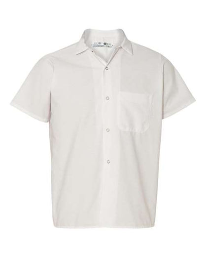 Poplin Cook Shirt with Gripper Closures