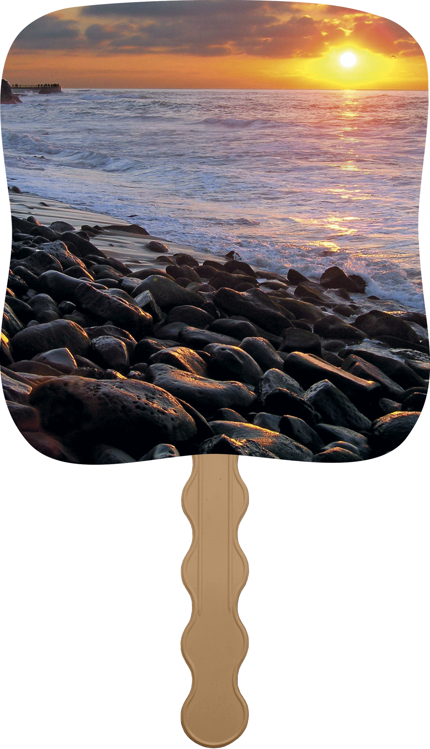 Skinner  Kennedy Sunset Shore  Pictorial Fan-2623