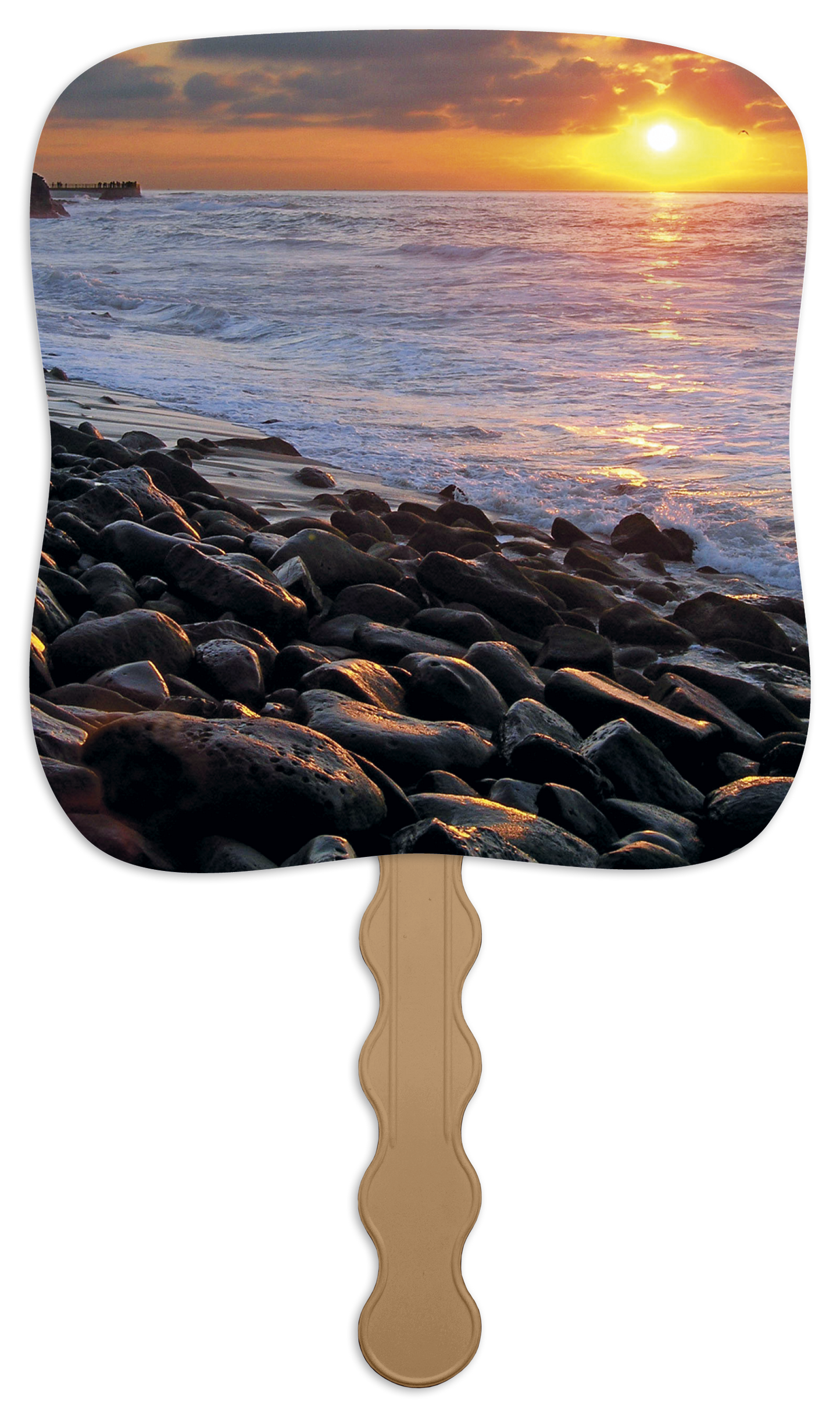 Skinner  Kennedy Sunset Shore  Pictorial Fan-2623